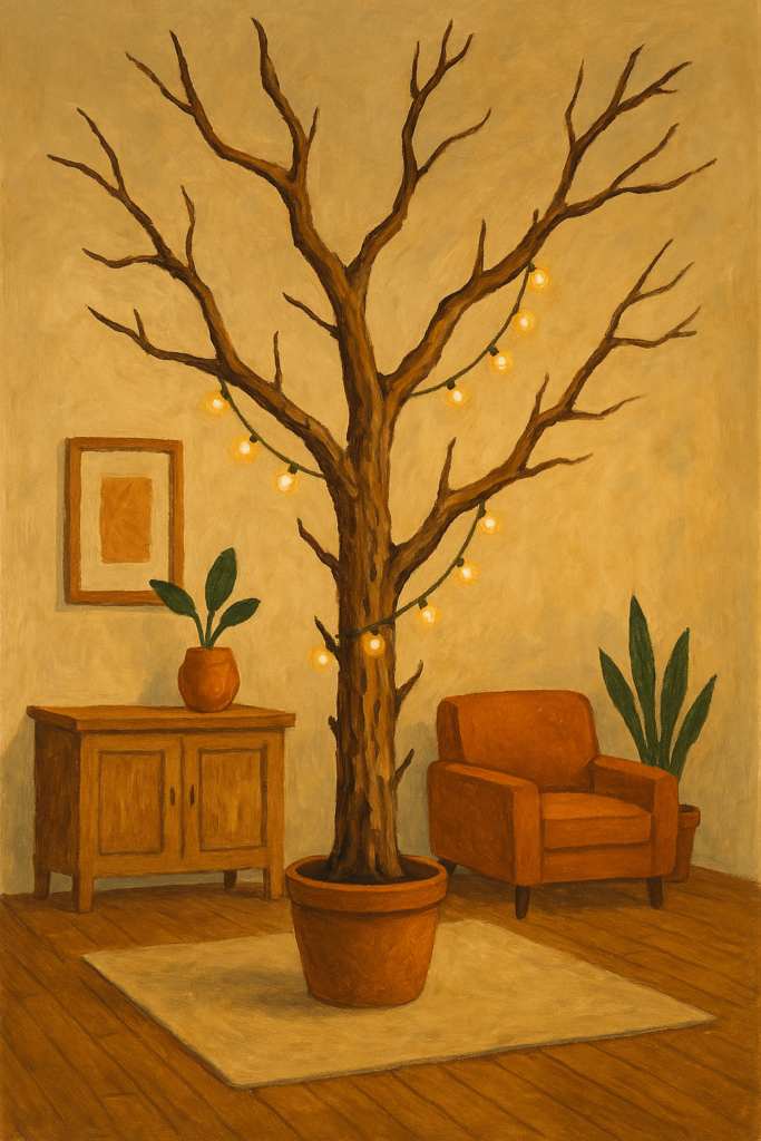 représentation de décoration arbre mort