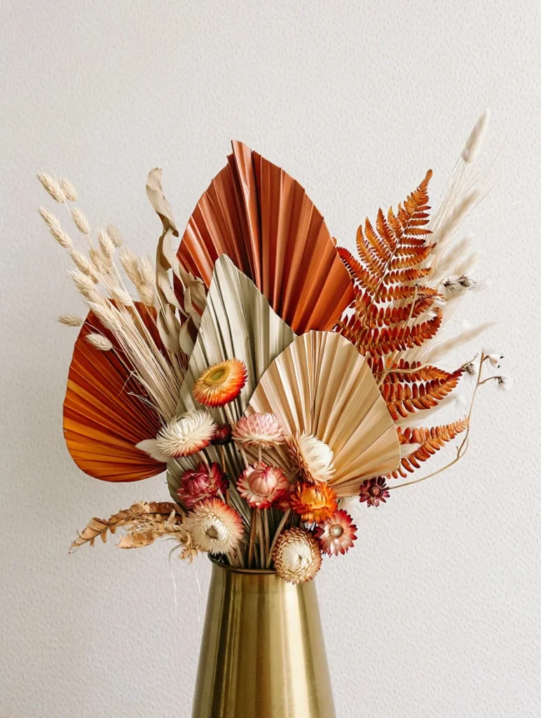 décoration fleur séchées