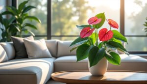 découvrez l'anthurium, la plante exotique qui non seulement embellit votre intérieur, mais purifie également l'air que vous respirez. apprenez à prendre soin de cette magnifique plante pour en faire un allié précieux dans votre décoration et votre bien-être.