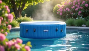 découvrez le bestway lay-z-spa, le spa gonflable idéal pour une détente abordable. profitez d'une expérience relaxante à petit prix, sans compromettre le confort. parfait pour vos soirées entre amis ou moments de bien-être en solo.