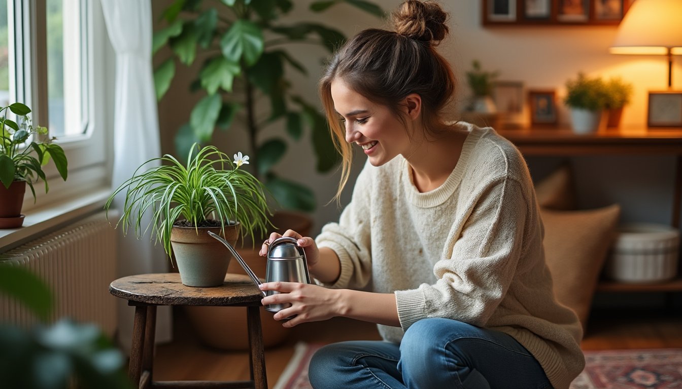 découvrez le chlorophytum, une plante d'intérieur efficace pour purifier l'air de votre maison. apprenez comment cette plante aide à combattre la pollution intérieure tout en ajoutant une touche de verdure à votre décoration.