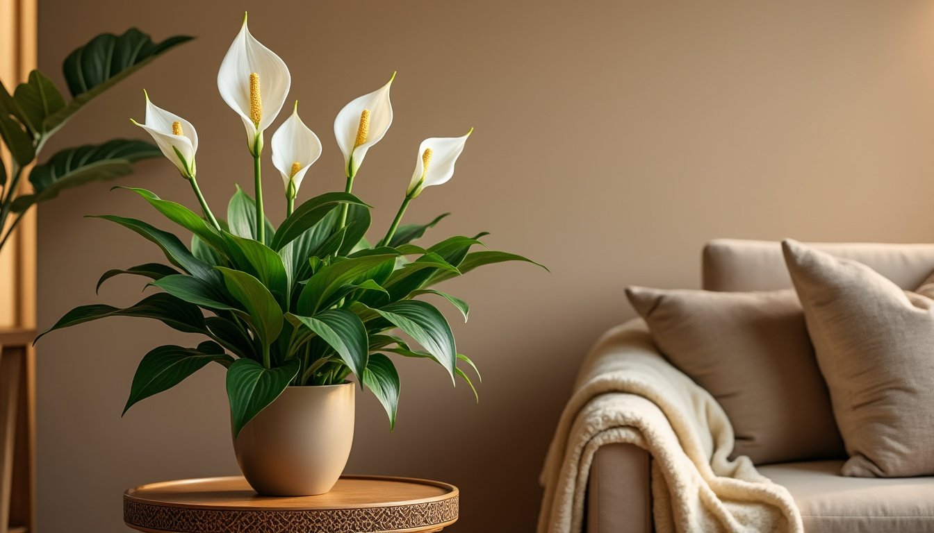 découvrez le peace lily, une plante d'intérieur à la fois élégante et purificatrice. apprenez comment cette magnifique plante aide à éliminer les toxines de votre environnement tout en ajoutant une touche de verdure à votre décoration intérieure.
