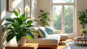 découvrez les bienfaits incroyables du spathiphyllum, cette plante d'intérieur fascinante qui améliore la qualité de l'air de votre maison. apprenez comment elle purifie votre espace, apporte une touche de verdure et contribue à votre bien-être au quotidien.