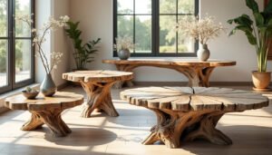 découvrez comment utiliser le bois flotté pour concevoir des tables uniques et originales qui apporteront une touche naturelle et authentique à votre intérieur. apprenez des techniques créatives et des idées inspirantes pour intégrer ce matériau écologique dans vos projets de décoration.