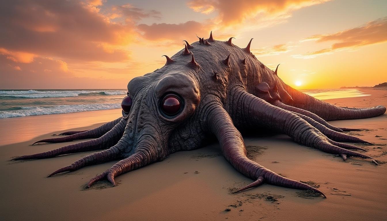 découvrez l'étrange phénomène qui secoue les plages de catalogne : une créature géante et mystérieuse qui suscite curiosité et inquiétude. plongez dans cette aventure fascinante et explorez les mystères qui entourent cet événement incroyable.