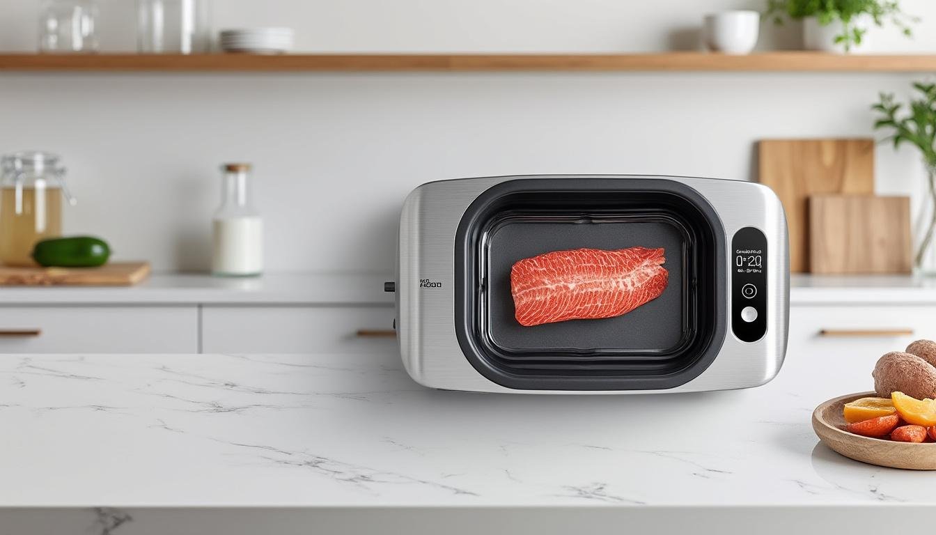 découvrez l'anova nano, le cuiseur sous-vide intelligent qui vous permet de cuisiner comme un chef à la maison avec précision et simplicité.
