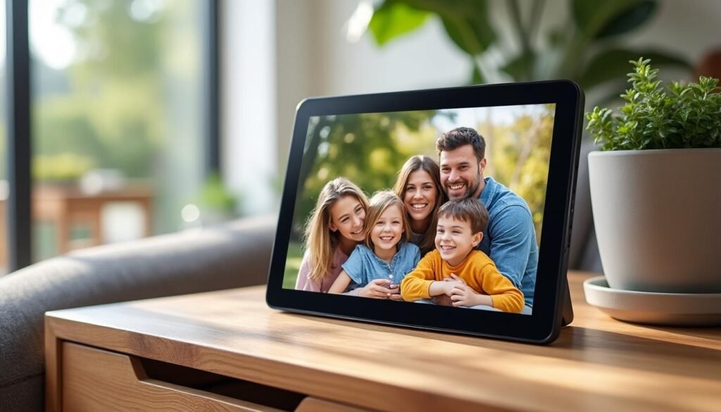 découvrez aura frame, le cadre photo connecté incontournable qui permet aux familles modernes de partager et d'afficher leurs souvenirs en temps réel, où qu'elles soient.