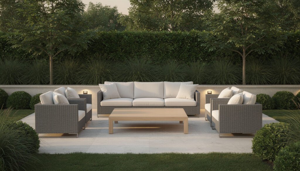 Découvrez nos conseils pour choisir du mobilier extérieur haut de gamme, alliant élégance, confort et durabilité, afin de sublimer votre jardin avec style.