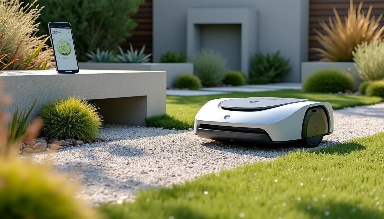 découvrez le gardena sileno, le robot tondeuse performant qui continue de tondre votre pelouse même sous la pluie, pour un jardin impeccable en toute saison.
