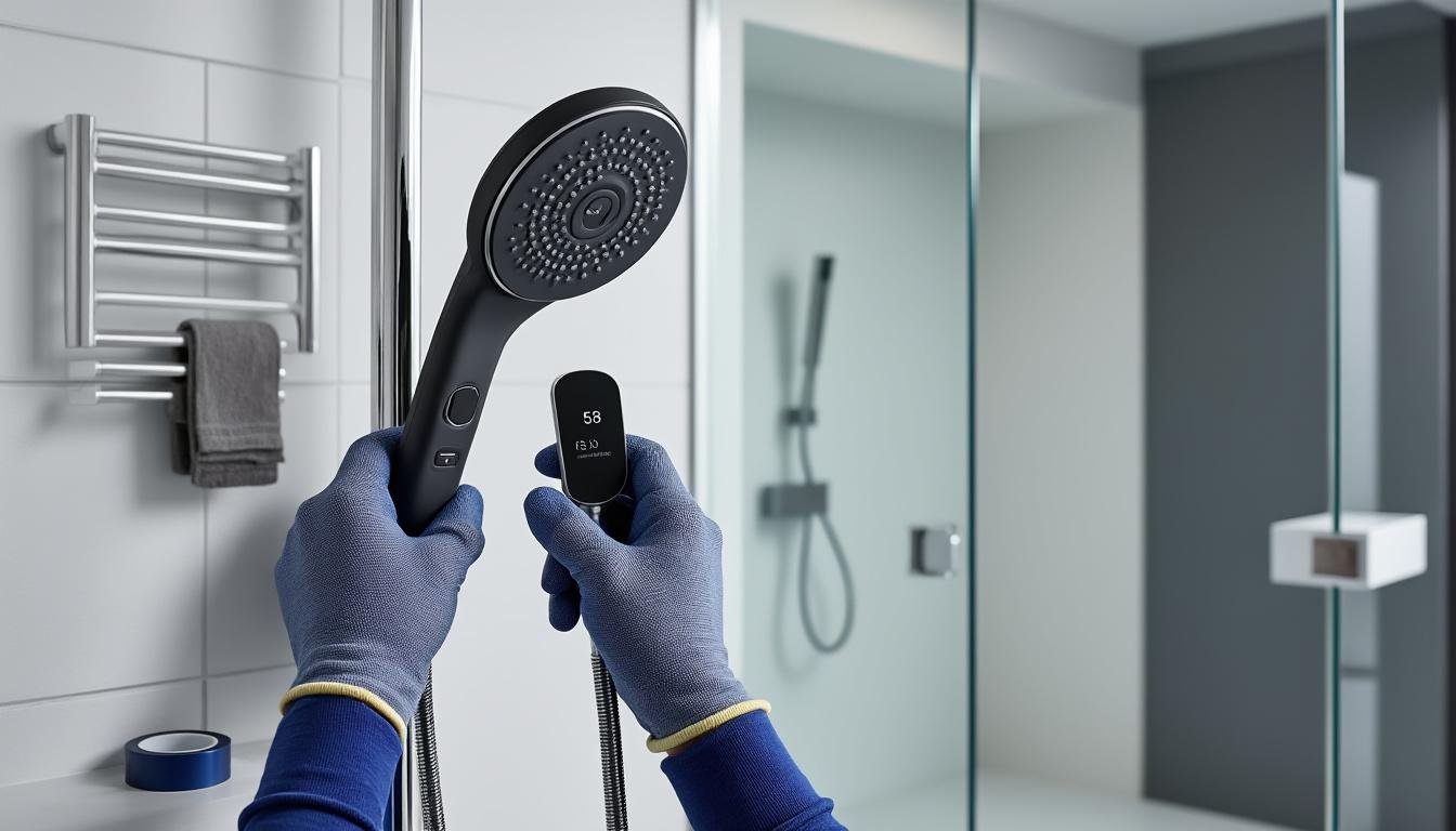découvrez hai smart showerhead, le pommeau de douche connecté qui vous aide à surveiller et réduire votre consommation d'eau pour une douche plus écologique et économique.
