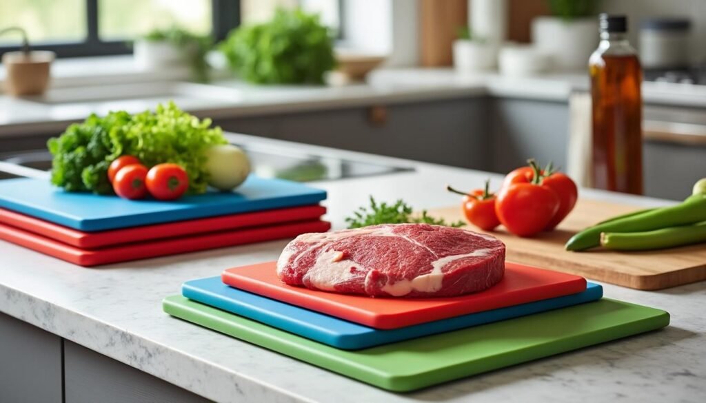 découvrez la planche à découper joseph joseph folio, un design innovant qui prévient les contaminations croisées pour une cuisine plus saine et sécurisée.