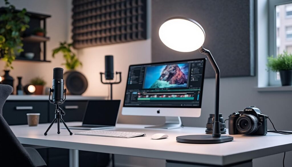 découvrez la logitech litra glow, la lampe d’éclairage professionnelle idéale pour les créateurs de contenu, offrant une lumière douce et ajustable pour des vidéos et streams de qualité supérieure.