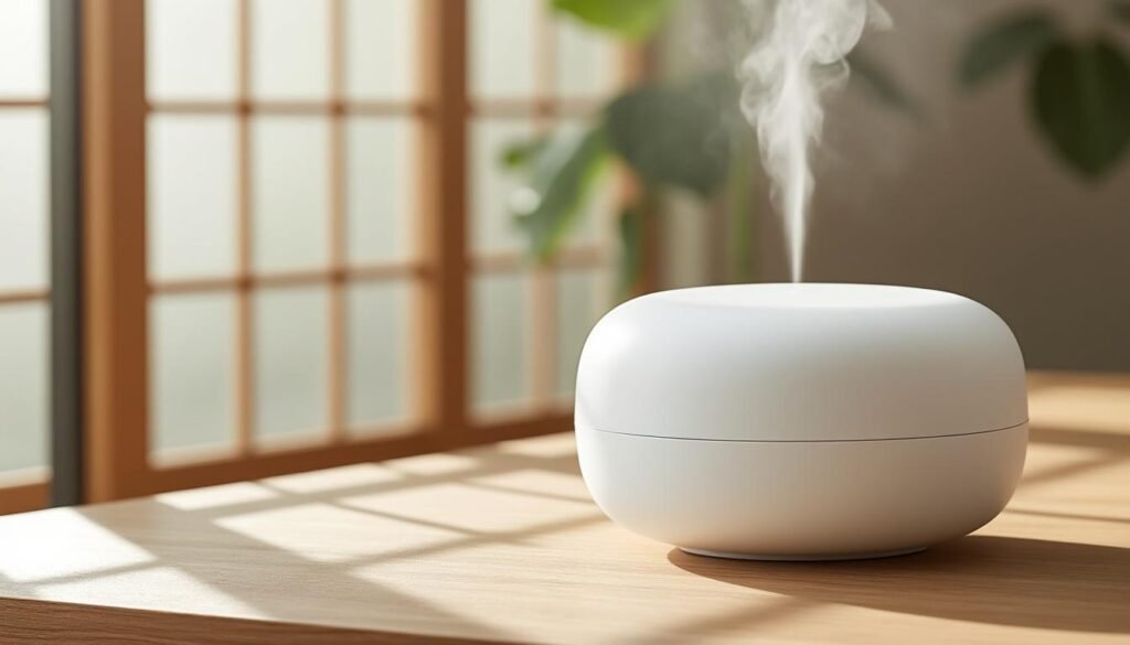découvrez le muji ultrasonic diffuser, un diffuseur ultra-minimaliste et élégant venu du japon, parfait pour purifier et parfumer votre intérieur avec douceur.