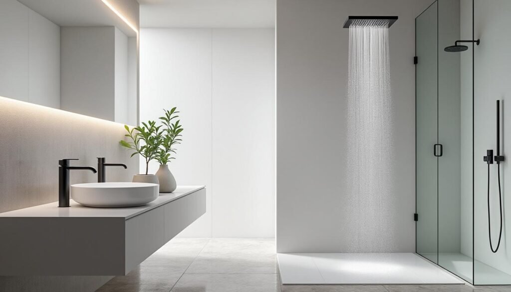 découvrez nebia by moen, la douche innovante à fine brume qui permet d'économiser jusqu'à 65 % d'eau tout en offrant une expérience de douche revitalisante et écologique.