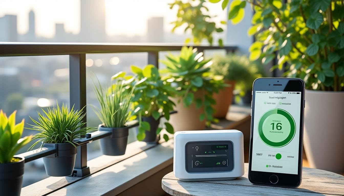 rainpoint wifi est un système d’arrosage connecté, idéal pour balcons et petits jardins, qui optimise l’arrosage de vos plantes grâce à une gestion intelligente et à distance.