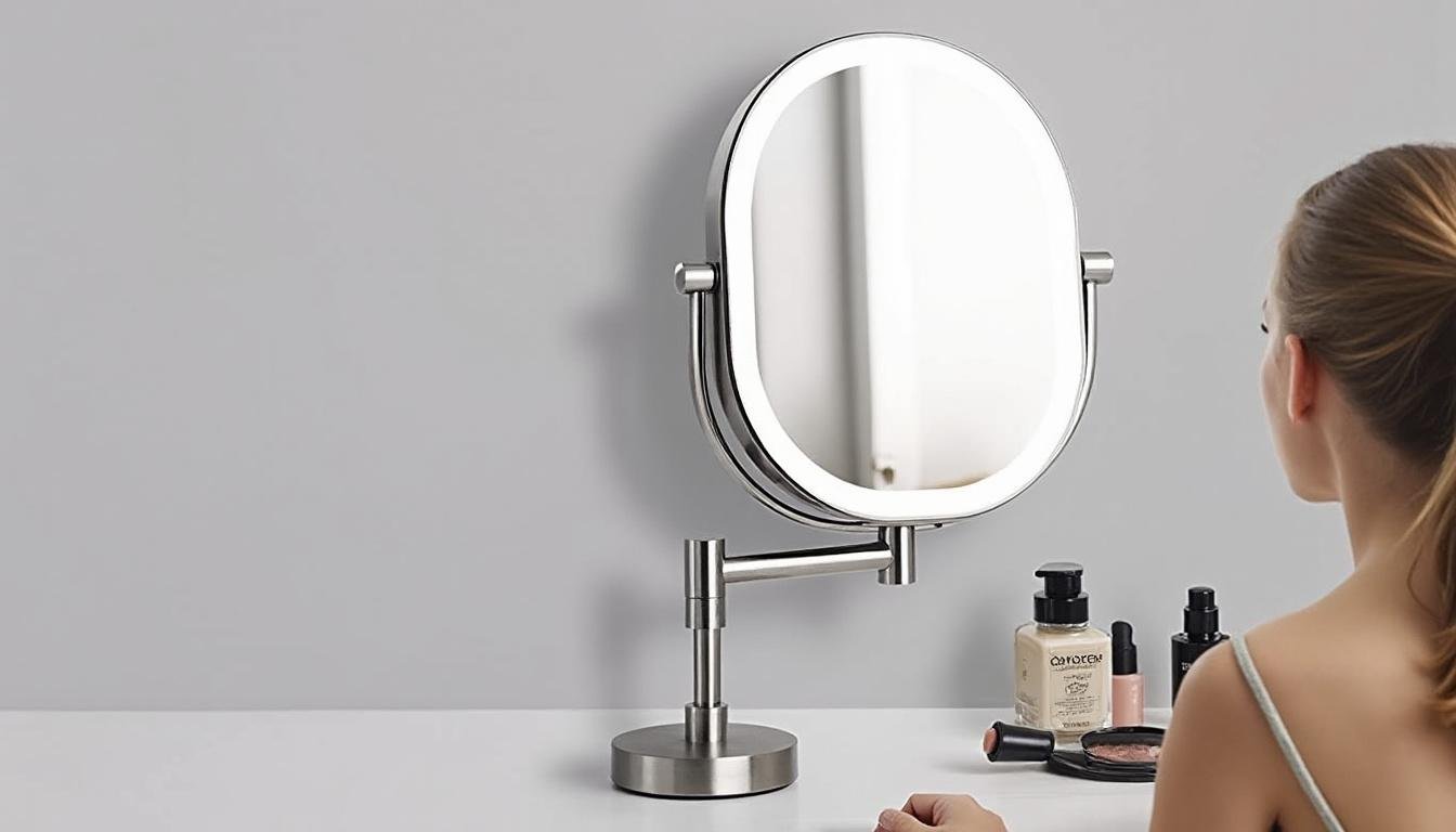 découvrez le simplehuman sensor mirror, le miroir de maquillage intelligent qui reproduit parfaitement la lumière du jour pour un maquillage impeccable en toutes circonstances.