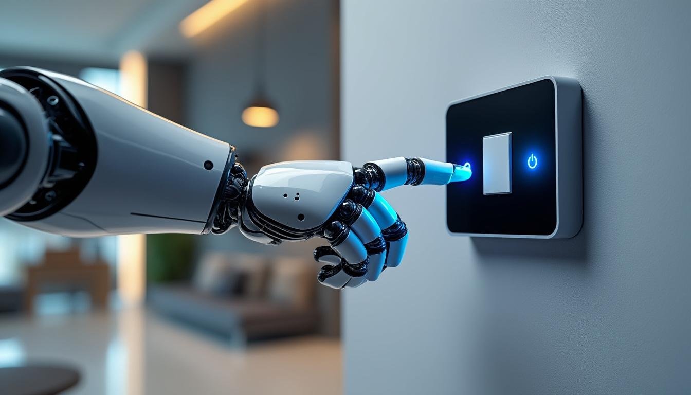 découvrez le switchbot bot, le mini-robot ingénieux qui appuie automatiquement sur vos interrupteurs, simplifiant votre quotidien avec une technologie discrète et efficace.