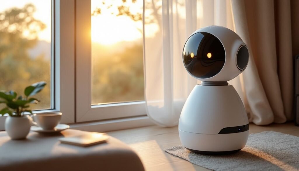 découvrez switchbot curtain, le robot intelligent qui ouvre automatiquement vos rideaux au lever du soleil pour un réveil naturel et lumineux sans effort.