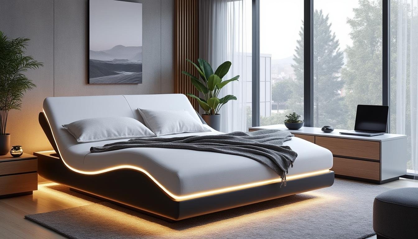 découvrez le tempur smart base, le sommier intelligent qui s'ajuste automatiquement à votre position pour un confort optimal et un sommeil réparateur.