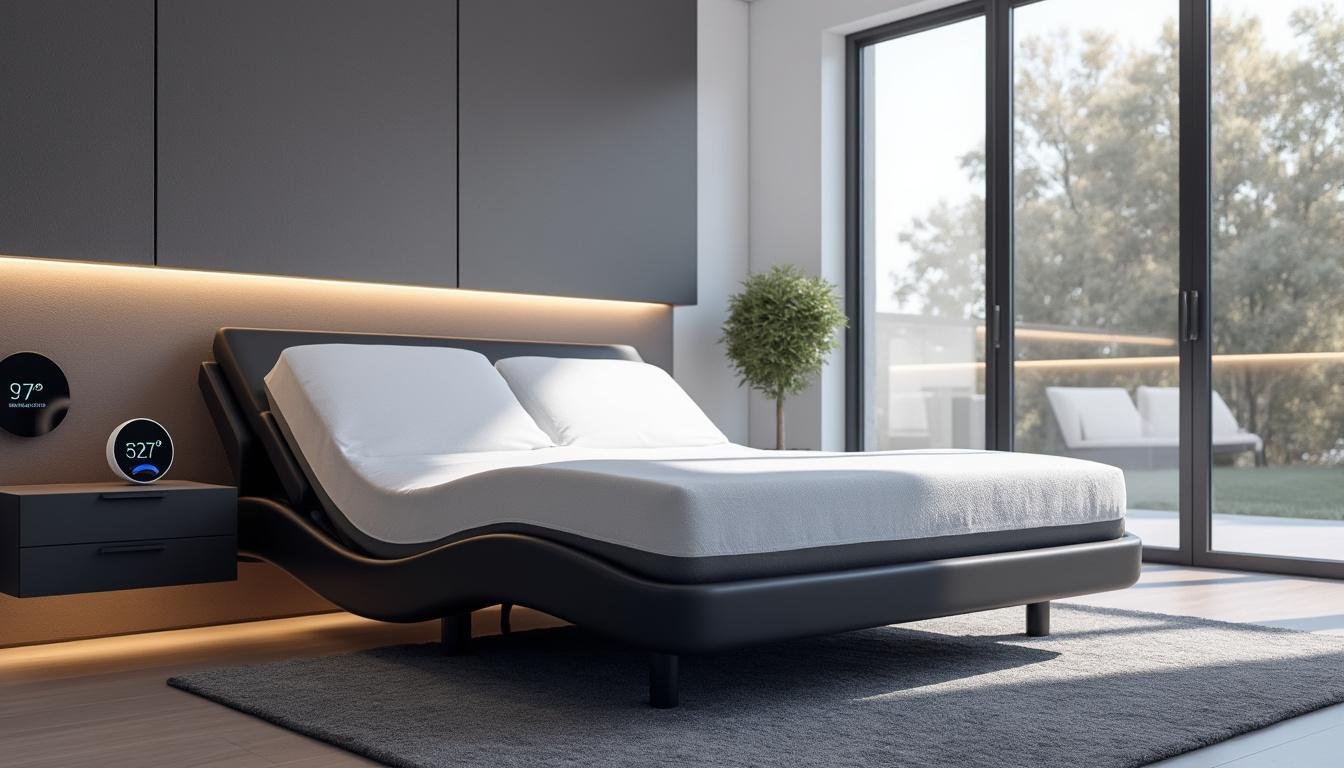 découvrez le tempur smart base, le sommier intelligent qui s'ajuste automatiquement à votre position pour un confort personnalisé et un sommeil réparateur.