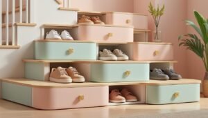 découvrez comment optimiser vos escaliers en intégrant des tiroirs de rangement pour chaussures, alliant praticité et gain d'espace dans votre intérieur.