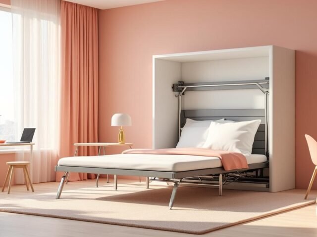 Le lit escamotable moderne : test des nouveaux mécanismes pour un studio gain de place.