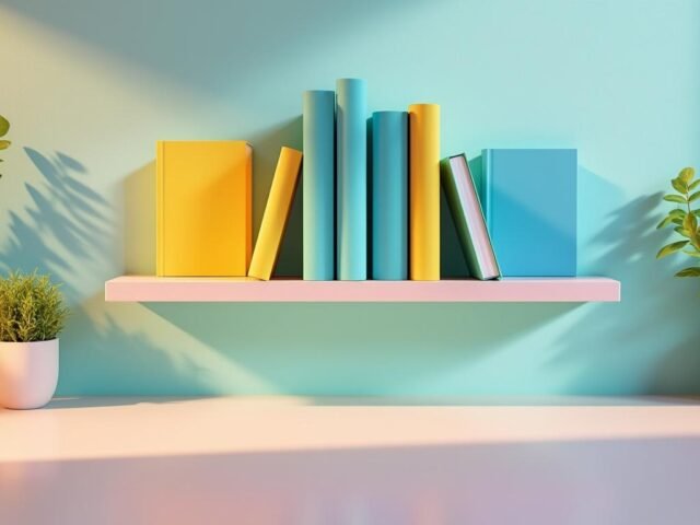 L&rsquo;étagère invisible : comment créer une bibliothèque flottante avec vos propres livres.