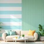 découvrez comment les lignes horizontales et verticales du papier peint panoramique peuvent transformer et manipuler la perception de l'espace dans votre intérieur.