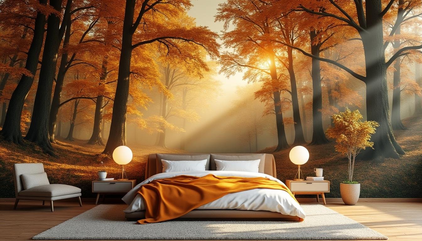 découvrez comment les lignes horizontales et verticales du papier peint panoramique peuvent transformer et manipuler l'espace de vos pièces pour un effet visuel unique.