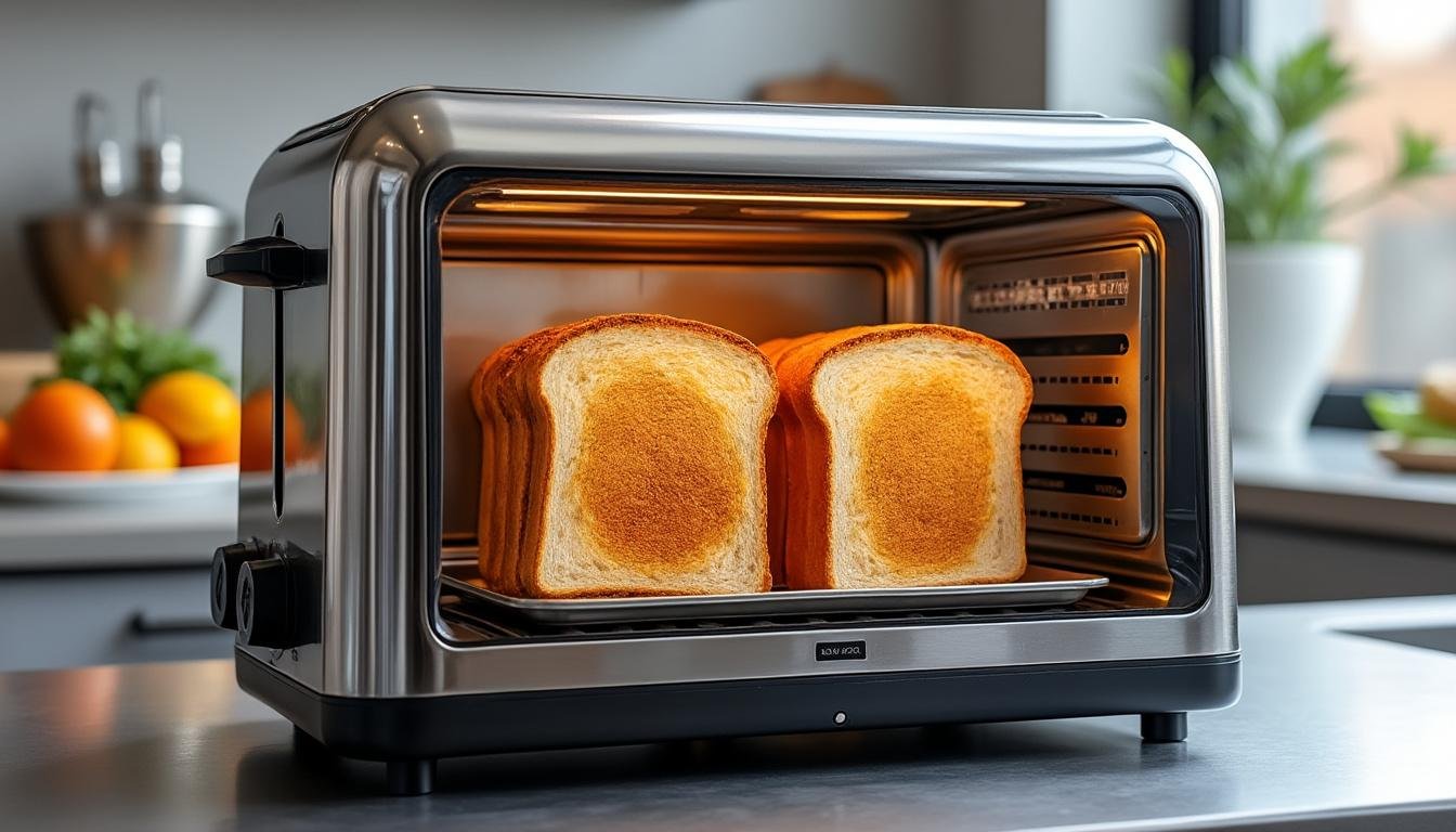 découvrez le yoto pico, le grille-pain transparent innovant qui vous permet de voir en temps réel la cuisson de vos tranches pour un toast parfait à chaque fois.
