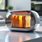 découvrez le yoto pico, le grille-pain transparent innovant qui vous permet de voir en temps réel la cuisson parfaite de vos tranches de pain.