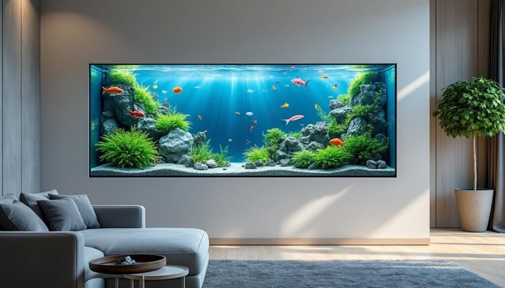 découvrez notre guide complet sur l'aquarium mural et encastré : conseils, contraintes à prévoir, estimation des coûts et idées de réalisations pour un décor unique.
