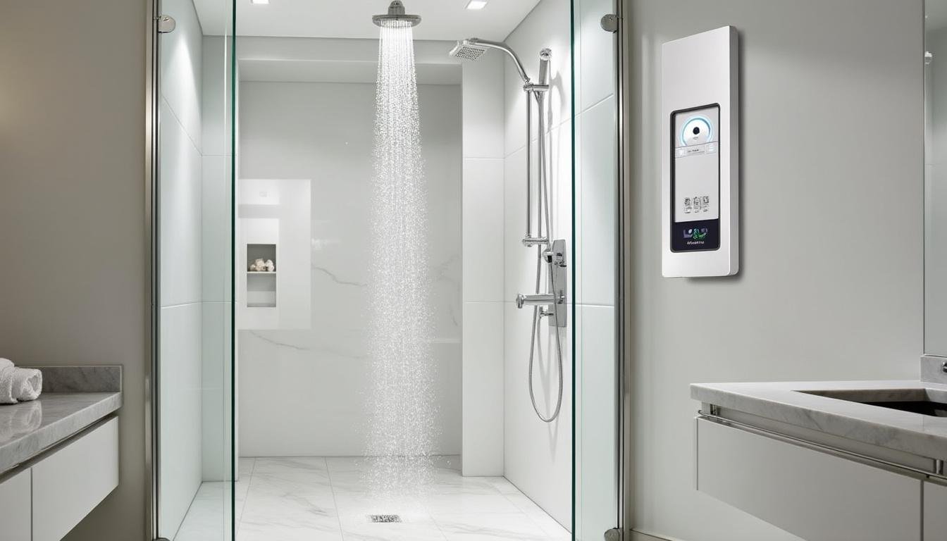 découvrez aquabliss hd, le filtre de douche efficace qui élimine le calcaire et le chlore pour une eau pure et douce, idéale pour votre peau et vos cheveux.