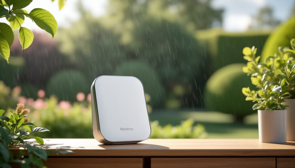 découvrez la station météo intelligente française netatmo weather station pour mesurer précisément la température, l'humidité, la qualité de l'air et bien plus, directement depuis votre smartphone.