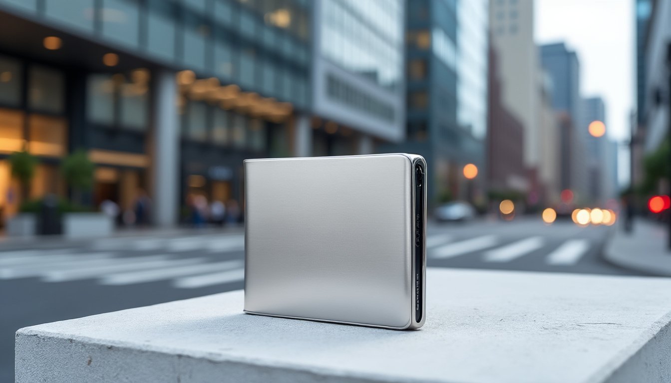 découvrez le ridge wallet, un portefeuille métallisé ultra compact alliant design moderne et sécurité pour transporter l'essentiel avec style et praticité.